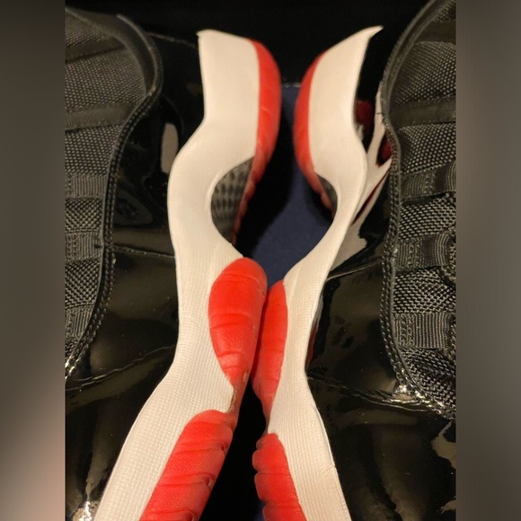 Nike Air Jordan 11 Xl Retro Bred 2012 Size 13 Black Red White - Picture 13 of 16